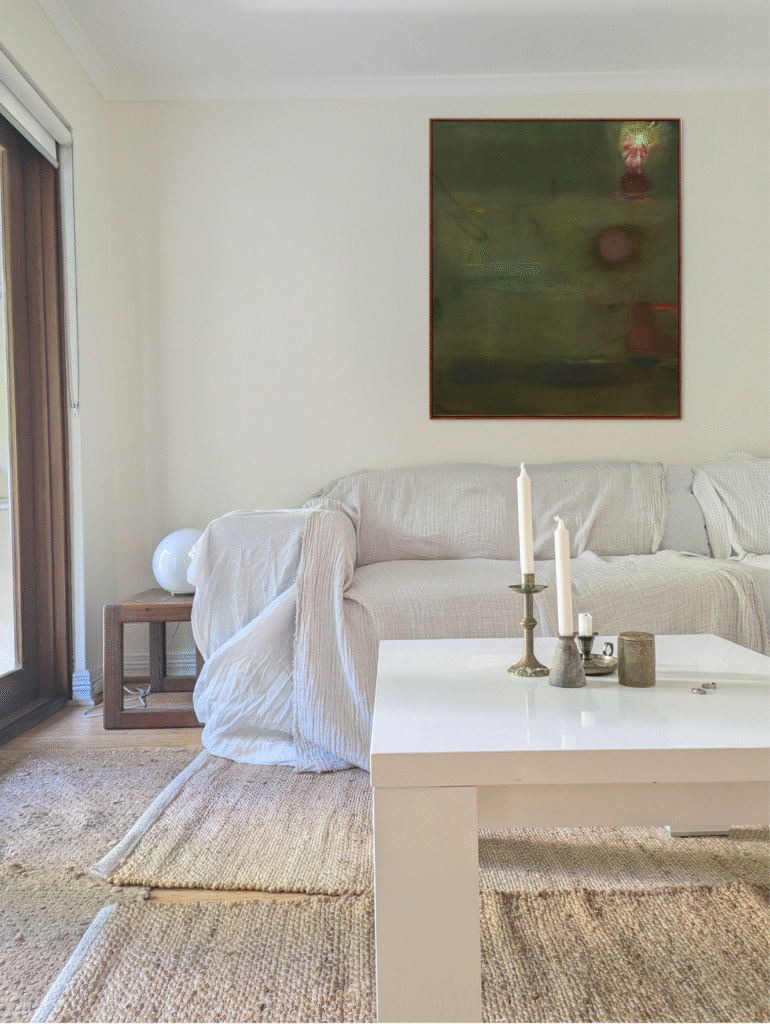 Original painting by Kate Dolan installed in Perth in residential interior.