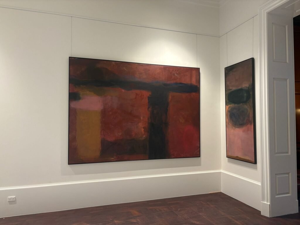 Original paintings by Kate Dolan installed in commercial interior Perth Western Australia