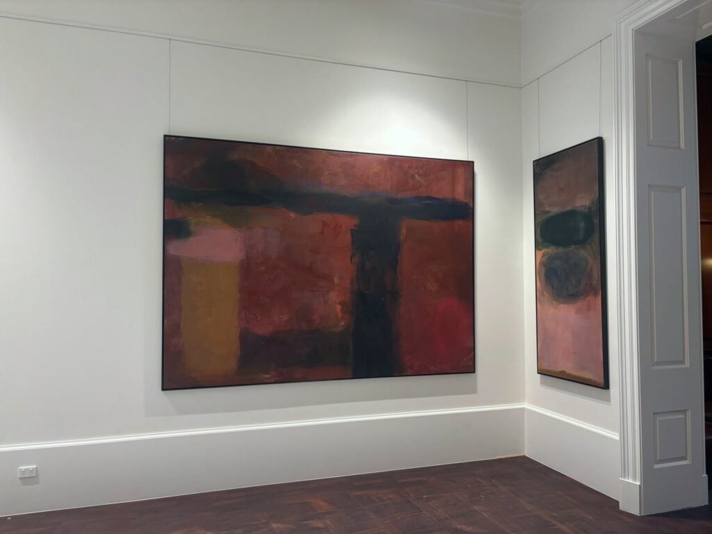Original paintings by Kate Dolan installed in commercial interior Perth Western Australia